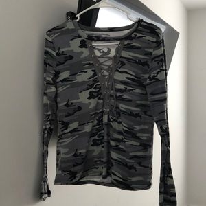 camouflage long sleeve shirt